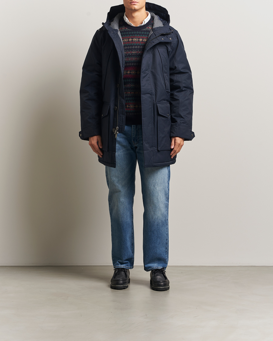 トップス polo Ralph Lauren grunge parka y2k navy Ralph Lauren Denim & Supply Navy Blue Parka With Flag Patch | eBay