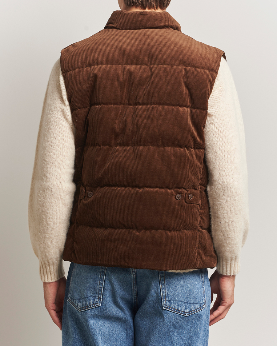 Men | Coats & Jackets | Polo Ralph Lauren | Quilted Corduroy Vest Pale Russet