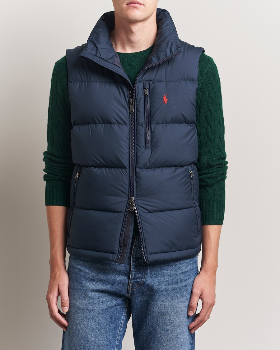 Polo Ralph Lauren Gorham Down Vest Collection Navy at CareOfCarl.com