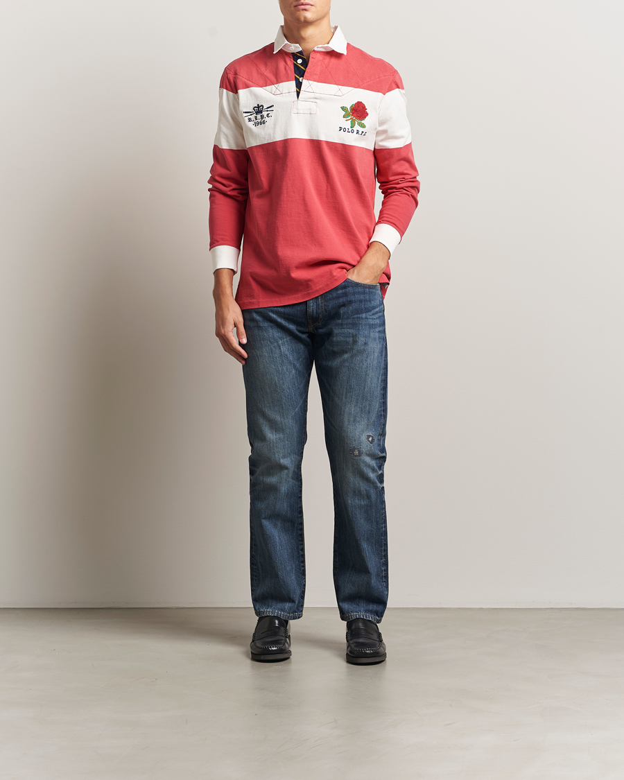 Men | Jeans | Polo Ralph Lauren | Hampton Ridig Denim Straight Jeans Mid Blue