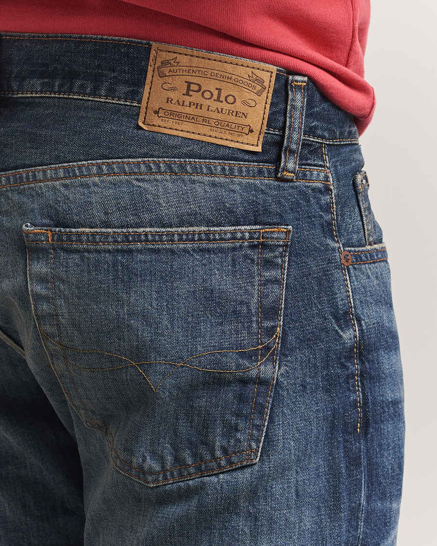 Men | Jeans | Polo Ralph Lauren | Hampton Ridig Denim Straight Jeans Mid Blue