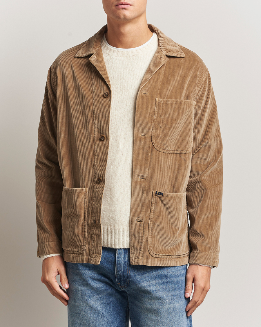 Men | Shirts | Polo Ralph Lauren | Corduroy Pocket Shirt Montana Khaki