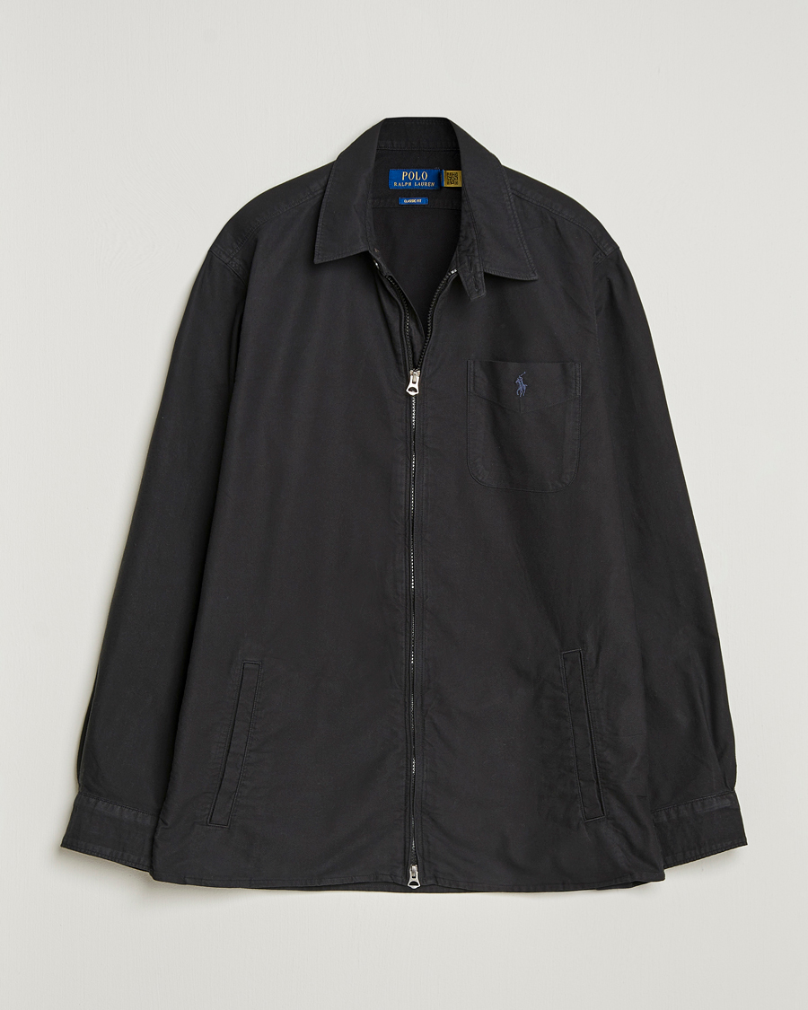 Polo Ralph Lauren Garment Dyed Oxford Overshirt Polo Black at