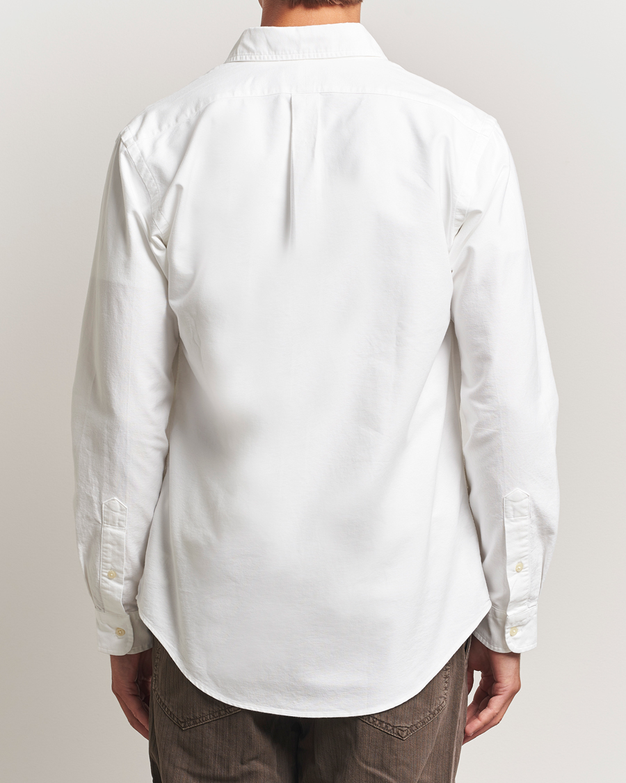 Men | Shirts | Polo Ralph Lauren | Custom Fit Dog Pocket Oxford Shirt White Black Lab