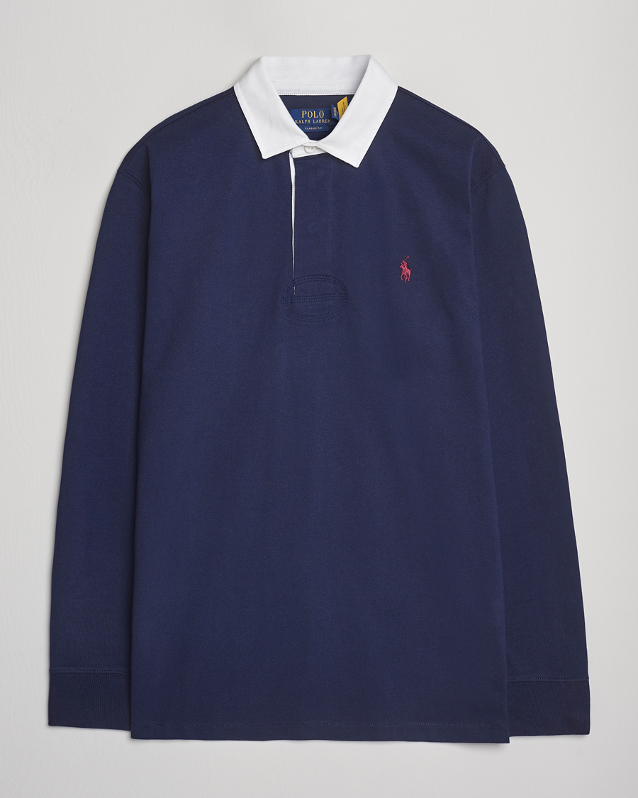 Men | Sweaters & Knitwear | Polo Ralph Lauren | Jersey Rugger Newport Navy