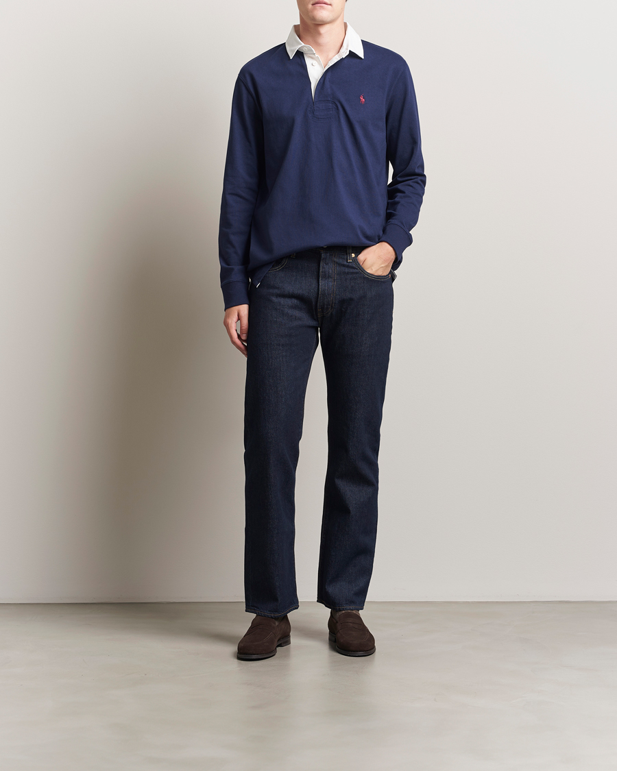 Men | Sweaters & Knitwear | Polo Ralph Lauren | Jersey Rugger Newport Navy