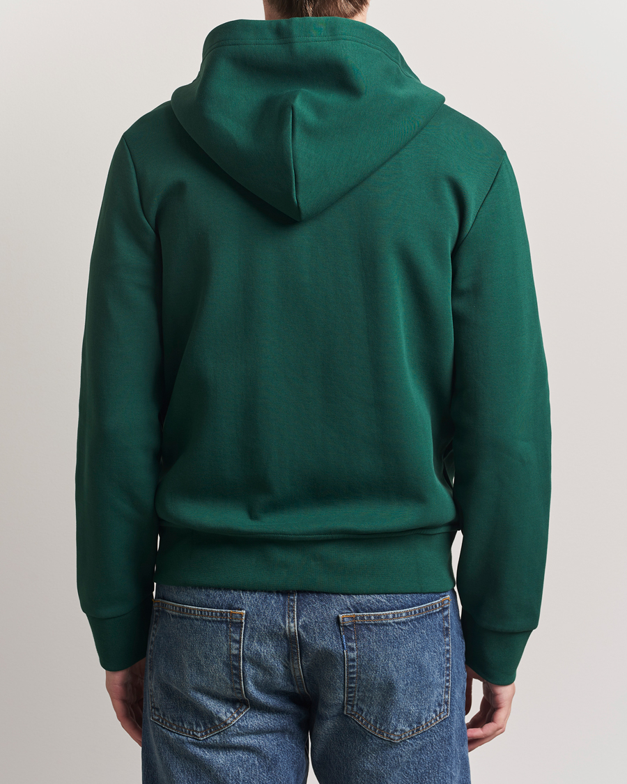 Men | Sweaters & Knitwear | Polo Ralph Lauren | Double Knitted Full-Zip Hoodie Vintage Pine