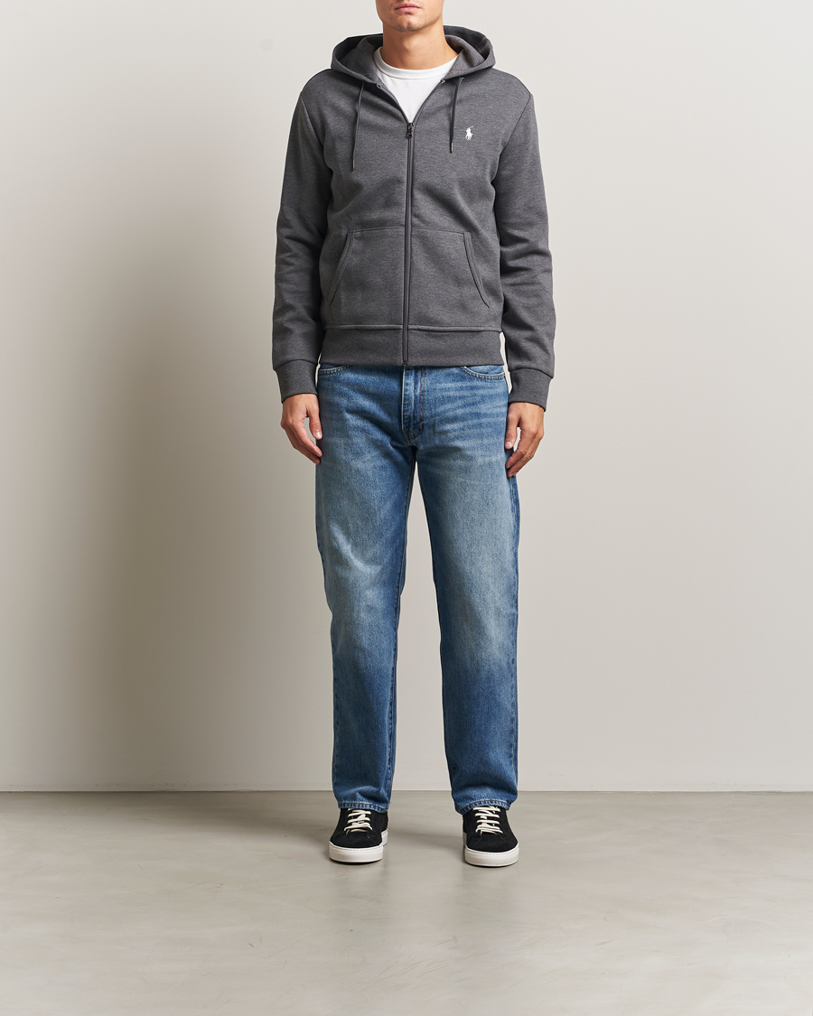 Polo Ralph Lauren Double Knitted Full-Zip Hoodie Barclay Heather