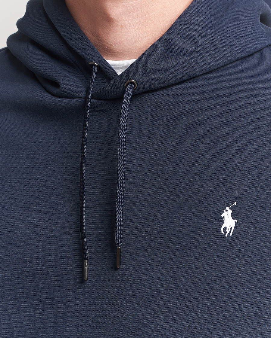 Men | Sweaters & Knitwear | Polo Ralph Lauren | Double Knitted Hoodie Aviator Navy