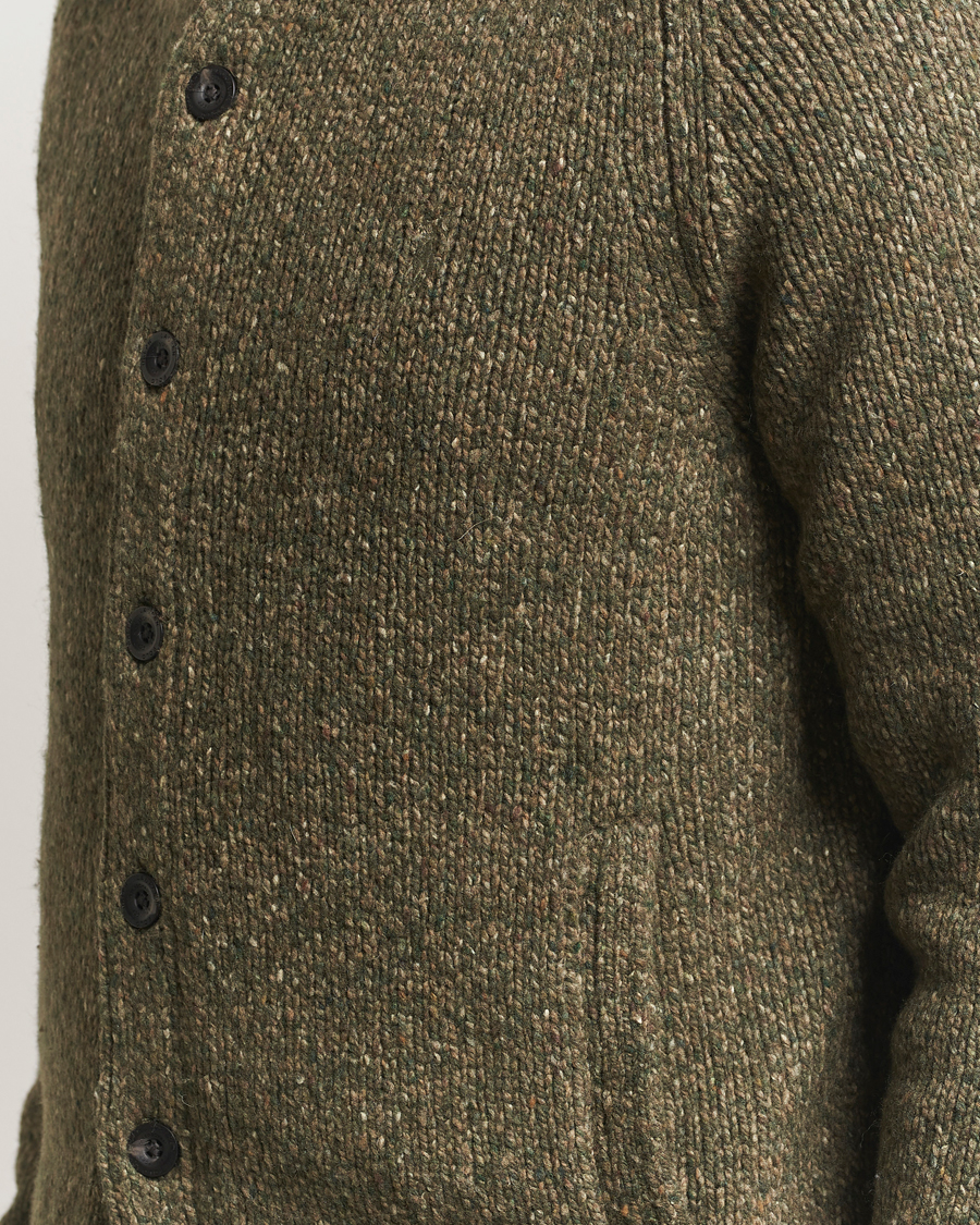 Men | Sweaters & Knitwear | Polo Ralph Lauren | Wool Blend Button Cardigan Olive Marl