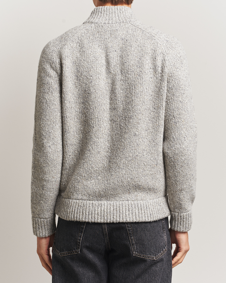 Men | Sweaters & Knitwear | Polo Ralph Lauren | Wool Blend Button Cardigan Grey Marl