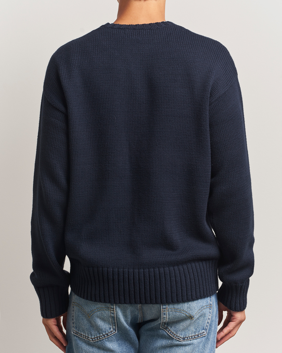 Men | Sweaters & Knitwear | Polo Ralph Lauren | Cotton Logo Sweater Hunter Navy