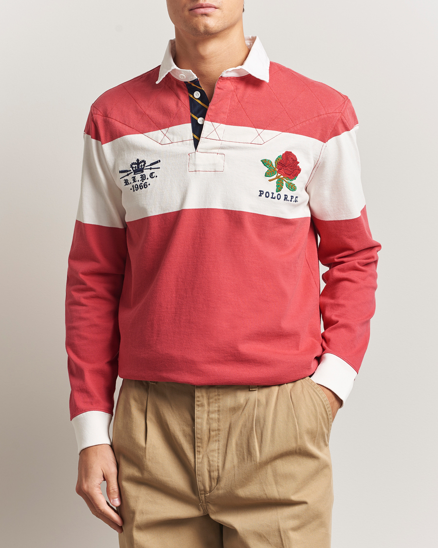 Polo Ralph Lauren Sport Rugby Sweater Sunrise Red at CareOfCarl.com