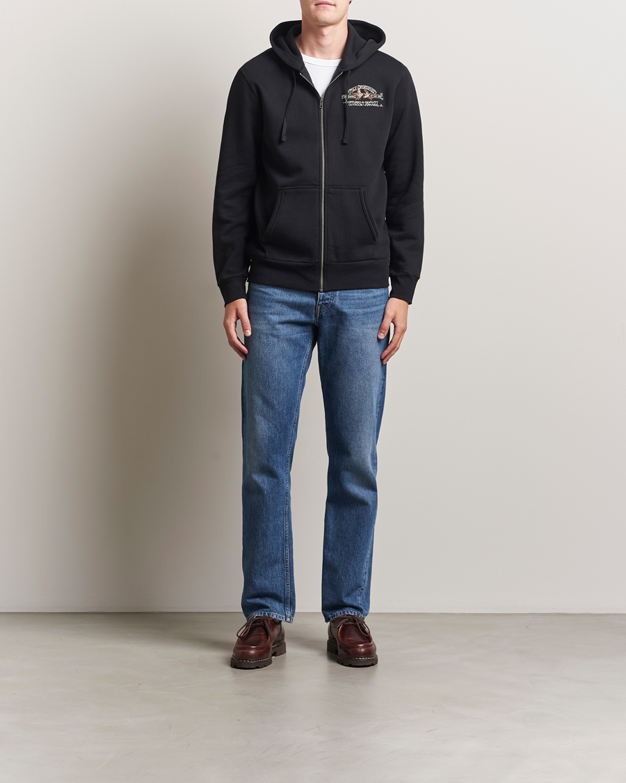 Men | Sweaters & Knitwear | Polo Ralph Lauren | Back Print Full-zip Polo Black