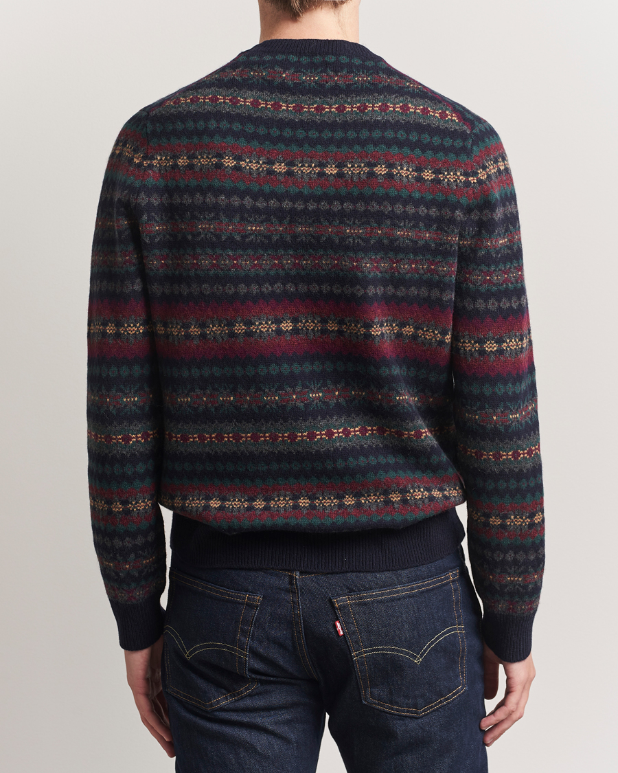 Men | Sweaters & Knitwear | Polo Ralph Lauren | Fairisle Wool Sweater Navy Combo