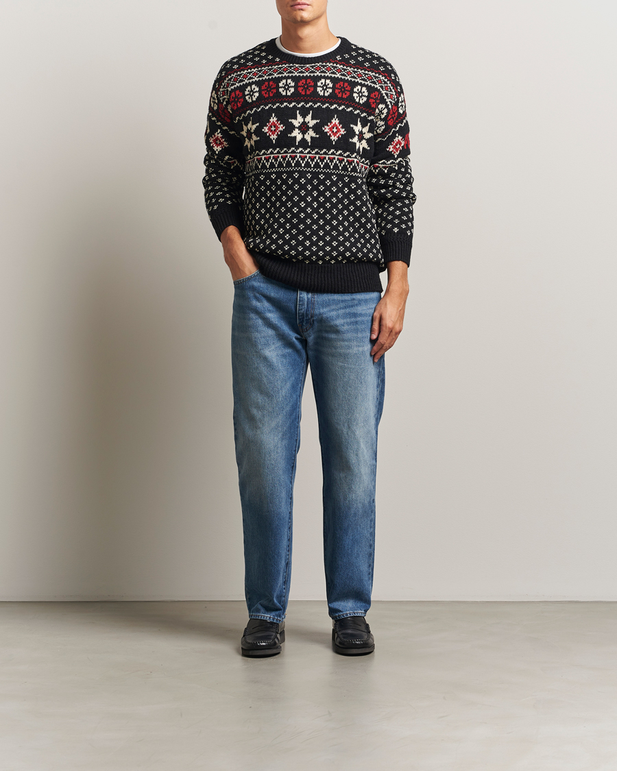 Men | Sweaters & Knitwear | Polo Ralph Lauren | Cotton/Cashmere Sweater Black Combo