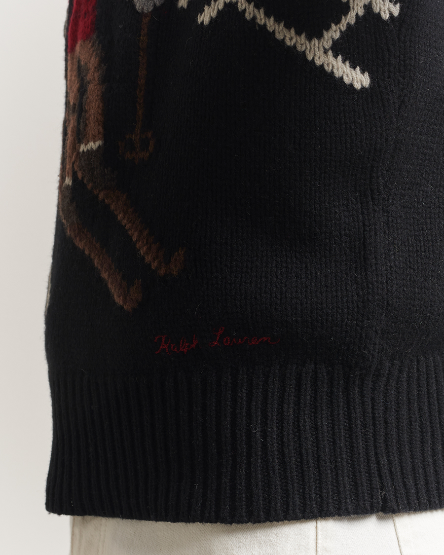 Men | Sweaters & Knitwear | Polo Ralph Lauren | Wool Skier Sweater Black Combo