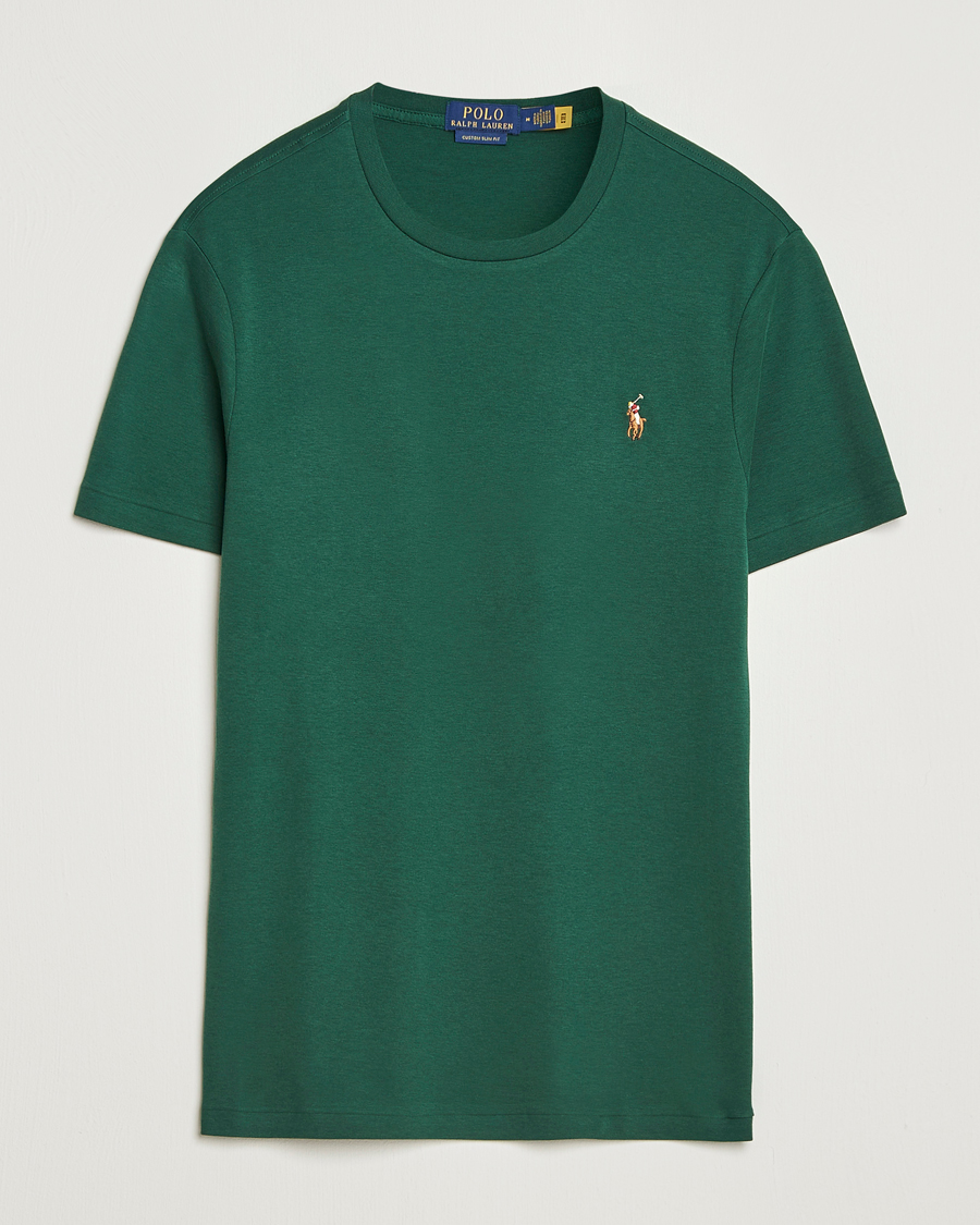 Men | T-Shirts | Polo Ralph Lauren | Luxury Pima Cotton Crew Neck T-Shirt Vintage Pine