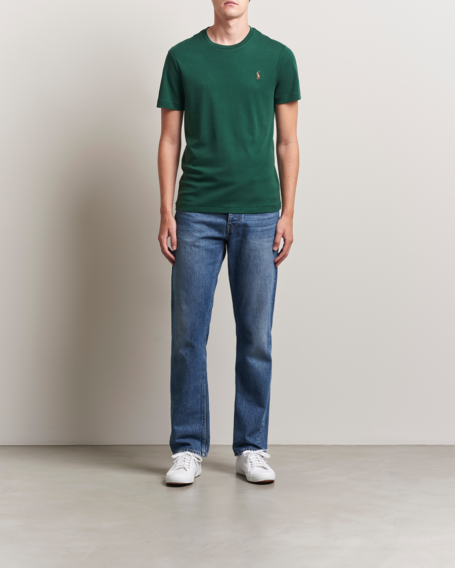 Men | T-Shirts | Polo Ralph Lauren | Luxury Pima Cotton Crew Neck T-Shirt Vintage Pine