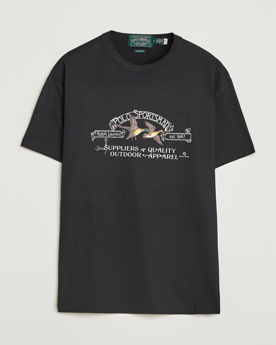 Men | T-Shirts | Polo Ralph Lauren | Classic Fit Logo T-Shirt Polo Black