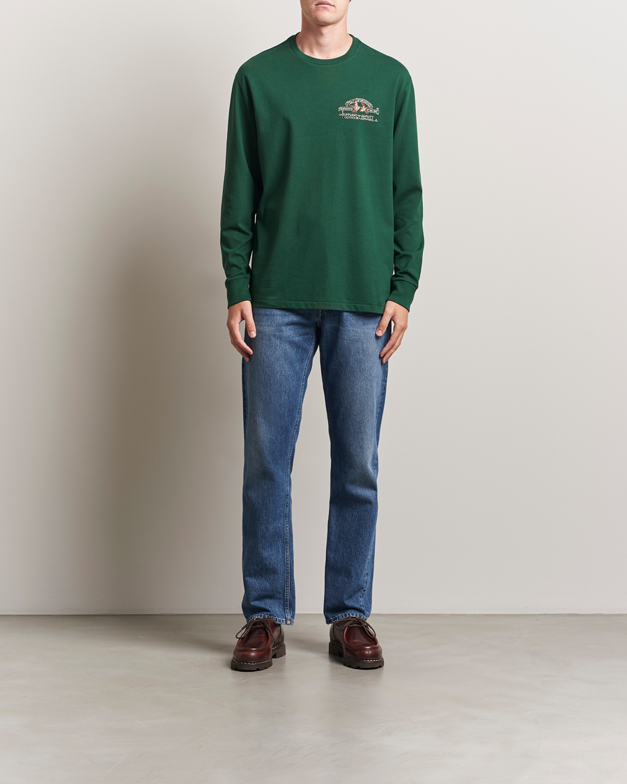 Men | T-Shirts | Polo Ralph Lauren | Classic Fit Long Sleeve Jersey T-Shirt Vintage Pine