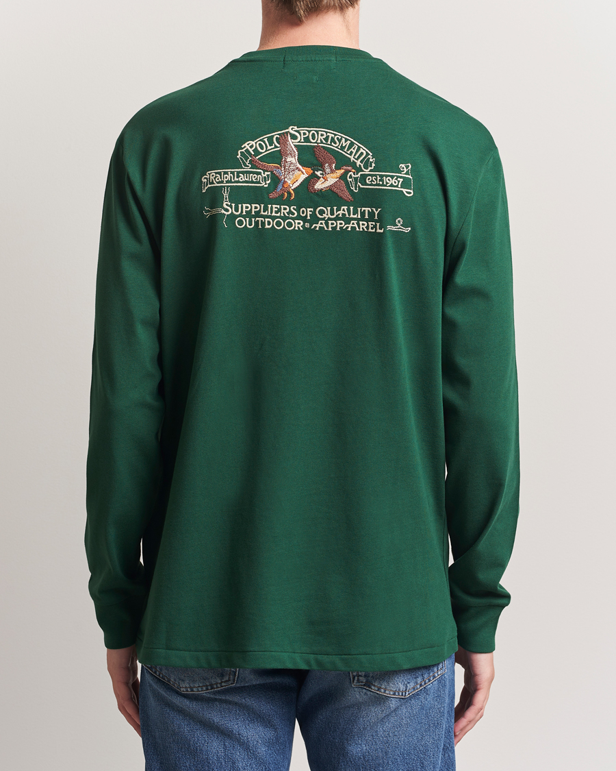 Men | T-Shirts | Polo Ralph Lauren | Classic Fit Long Sleeve Jersey T-Shirt Vintage Pine