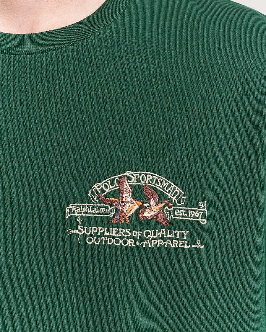 Men | T-Shirts | Polo Ralph Lauren | Classic Fit Long Sleeve Jersey T-Shirt Vintage Pine