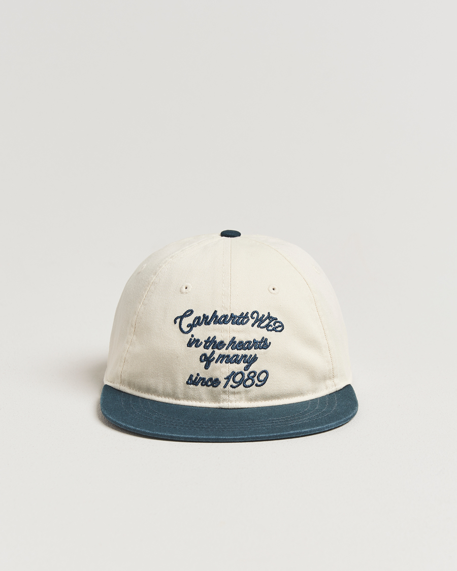 Men | Carhartt WIP Alston Cap Natural/Deep Lagon | Carhartt WIP | Alston Cap Natural/Deep Lagon