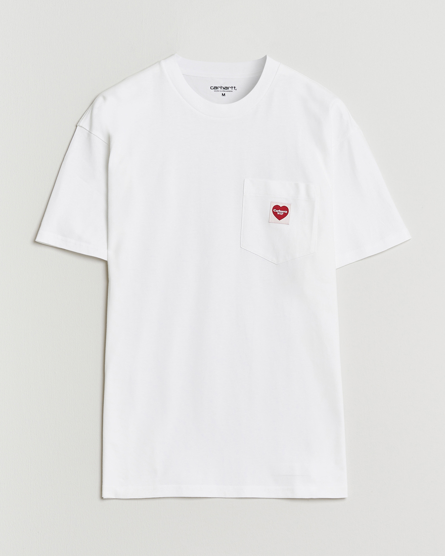 Men | T-Shirts | Carhartt WIP | Pocket Heart T-Shirt White