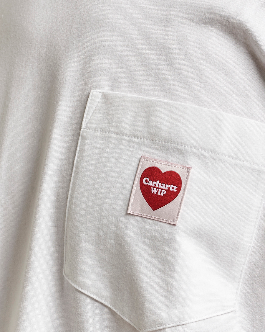 Men | T-Shirts | Carhartt WIP | Pocket Heart T-Shirt White