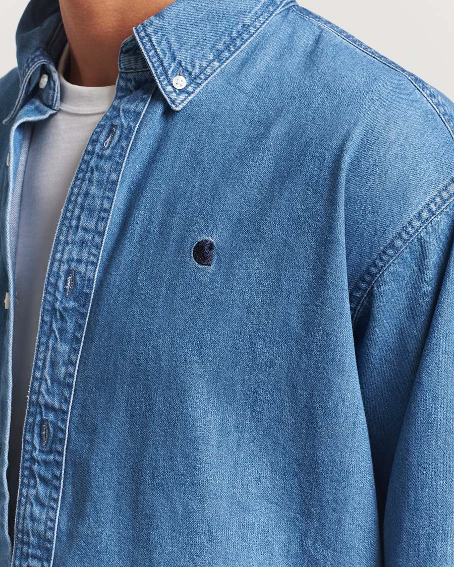 Men | Shirts | Carhartt WIP | Lucas Denim Shirt Blue