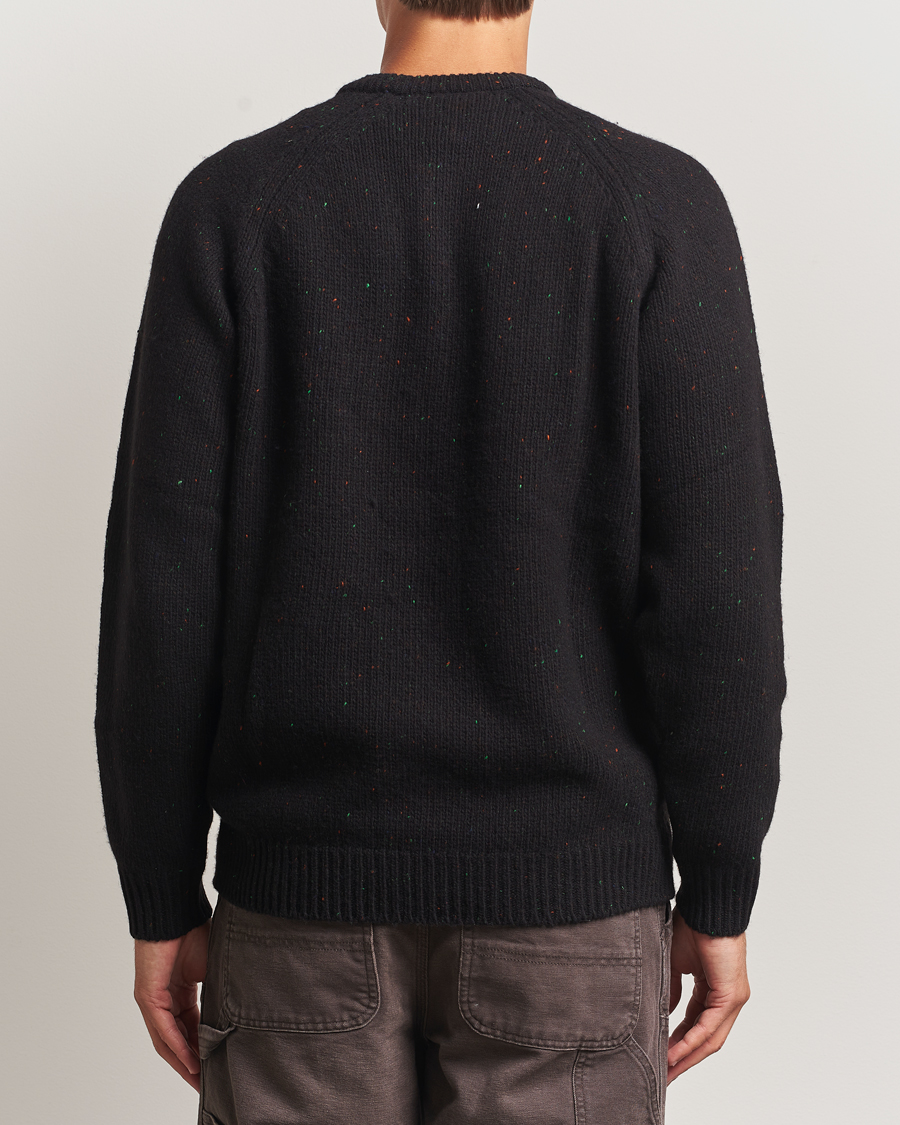 Men | Sweaters & Knitwear | Carhartt WIP | Anglistic Wool/Cotton Sweater Black