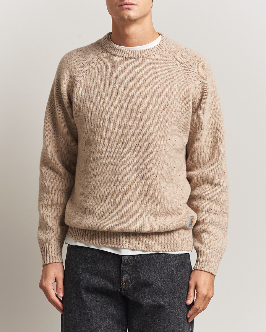 Carhartt WIP Anglistic Wool/Cotton Sweater Fleur De Sel at