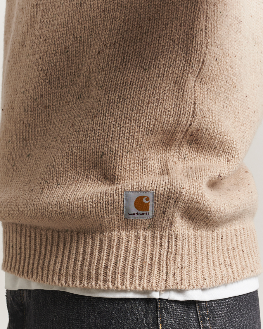 Men | Sweaters & Knitwear | Carhartt WIP | Anglistic Wool/Cotton Sweater Fleur De Sel
