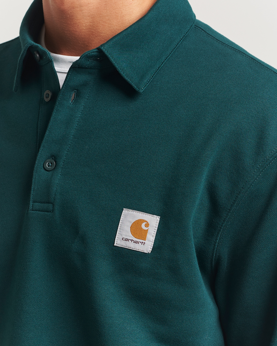 Men | Sweaters & Knitwear | Carhartt WIP | Polo Sweatshirt Dark Fir
