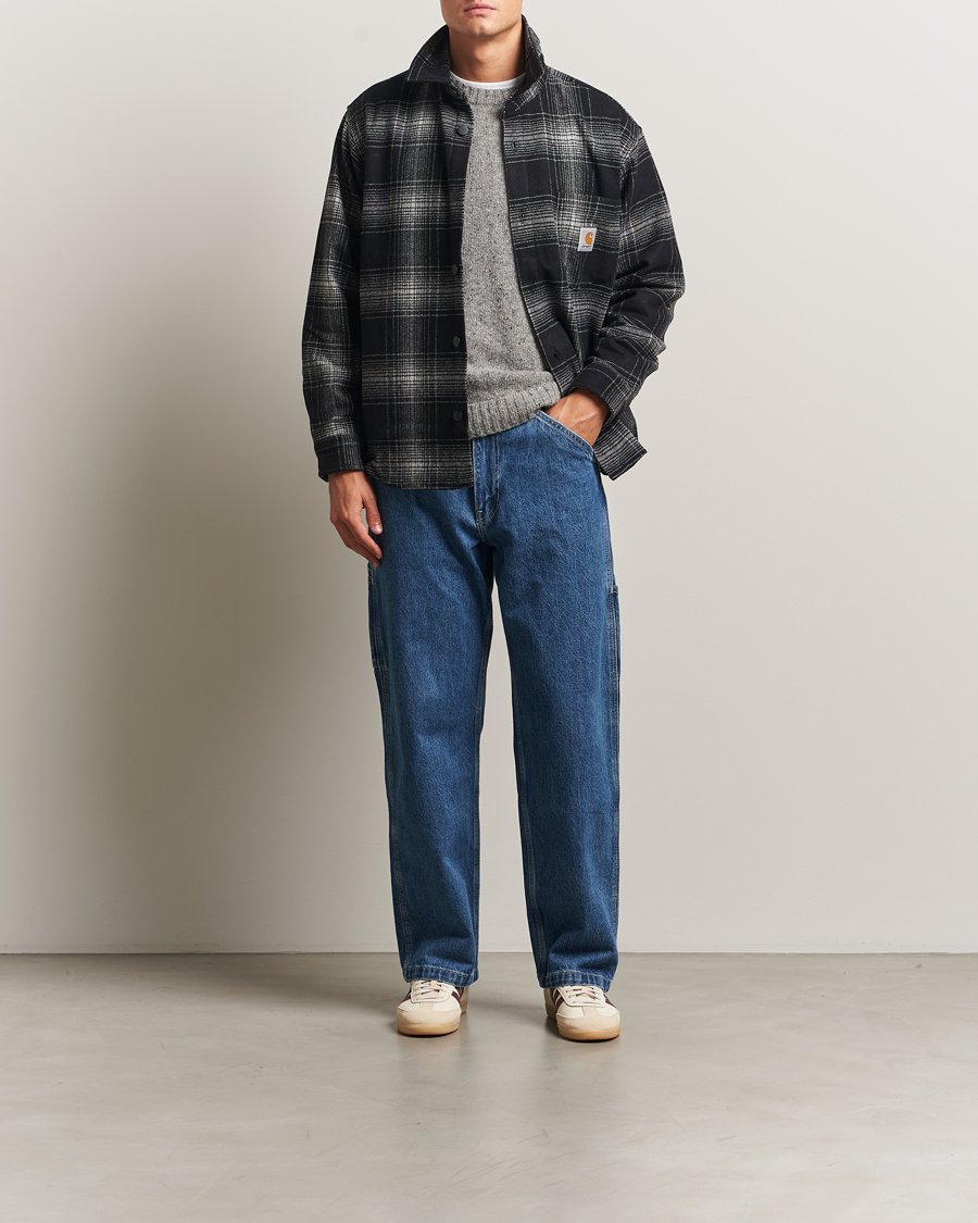 Carhartt WIP Brennan Padded Shirt Jacket Black at CareOfCarl.com