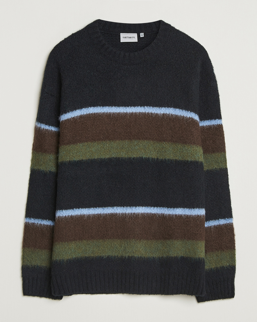 Carhartt WIP Merton Striped Alpaca Sweater Palisander at