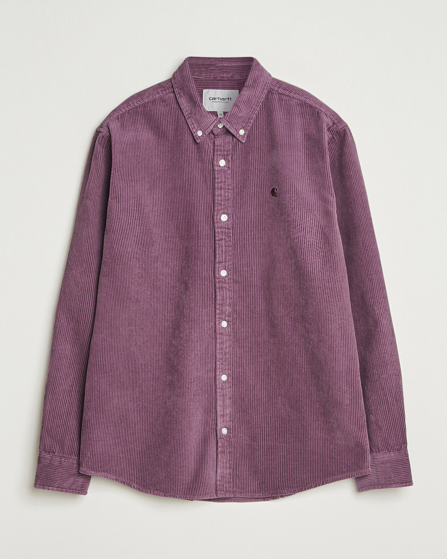 Carhartt Madison Shirts コーデュロイ　パープル Carhartt WIP Madison Cord Shirt Phlox at CareOfCarl.com