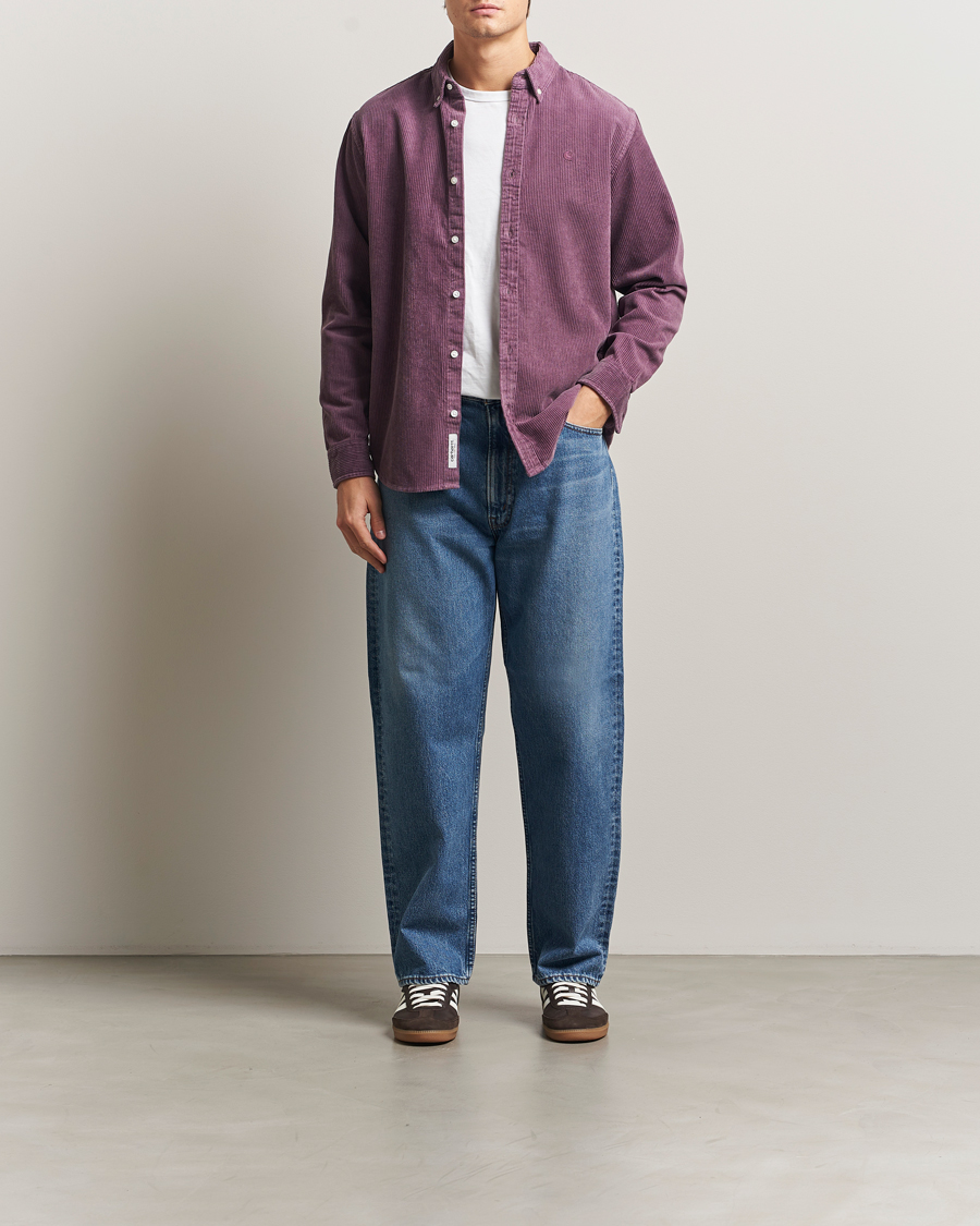 Carhartt WIP Madison Cord Shirt Phlox at CareOfCarl.com