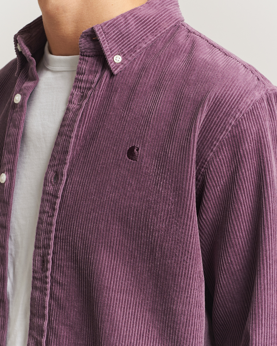 Carhartt WIP Madison Cord Shirt Phlox at CareOfCarl.com