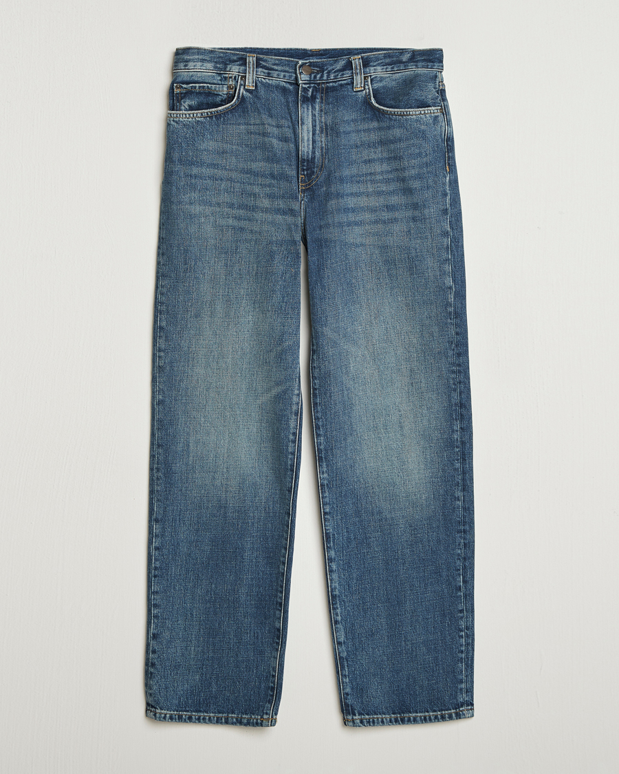 Men | Trousers | Carhartt WIP | Aaron Pant Camano Denim Dark Used