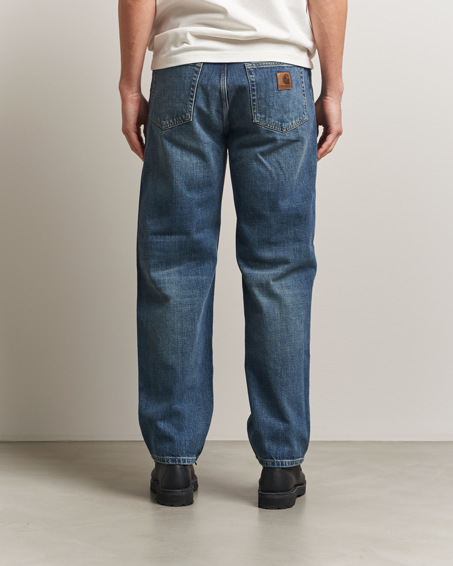 Men | Trousers | Carhartt WIP | Aaron Pant Camano Denim Dark Used
