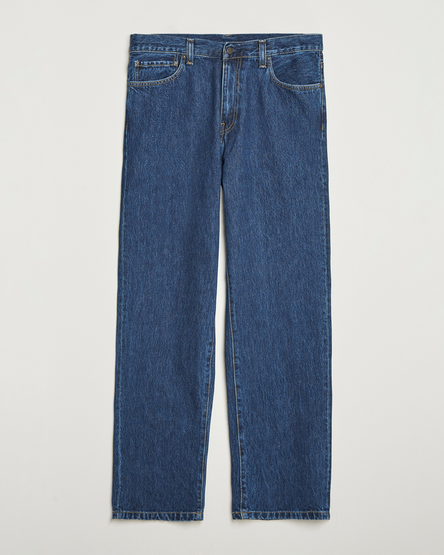 Men | Jeans | Carhartt WIP | Aaron Pant Smith Denim Stone Wash