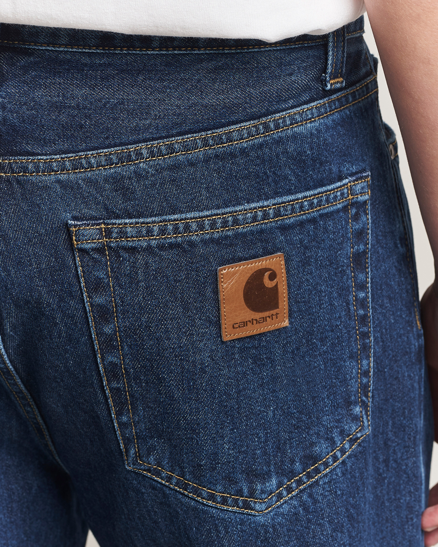 Men | Jeans | Carhartt WIP | Aaron Pant Smith Denim Stone Wash