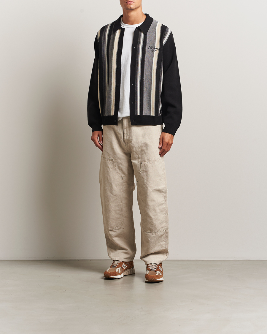 Men | Sweaters & Knitwear | Carhartt WIP | Bainter Striped Cardigan Black