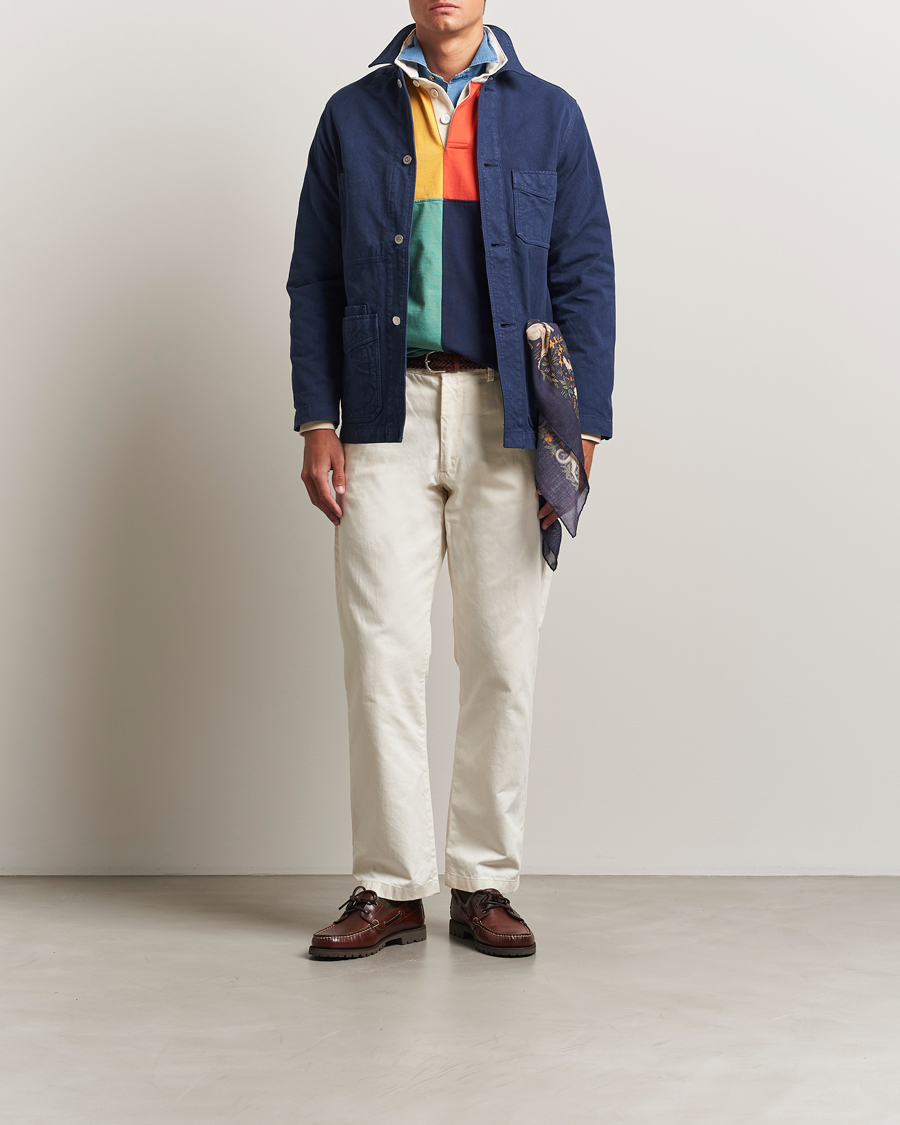 ジャケット・アウター PHIGVEL DUCK CLOTH CHORE JACKET M NAVY PHIGVEL】DUCK CLOTH CHORE JACKET - ddparkside