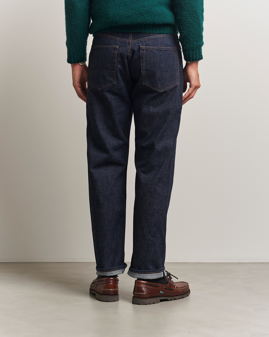 Men | Jeans | Drake's | 5-Pocket Japanese Selvedge Jeans Indigo
