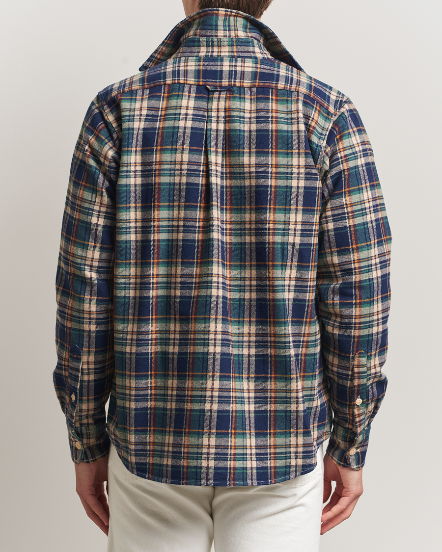 Men | Shirts | Drake's | Check Relaxed Block Shirt Multi