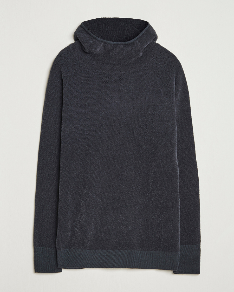 Goldwin Mesh Pile Hoodie Wolf Gray at CareOfCarl.com