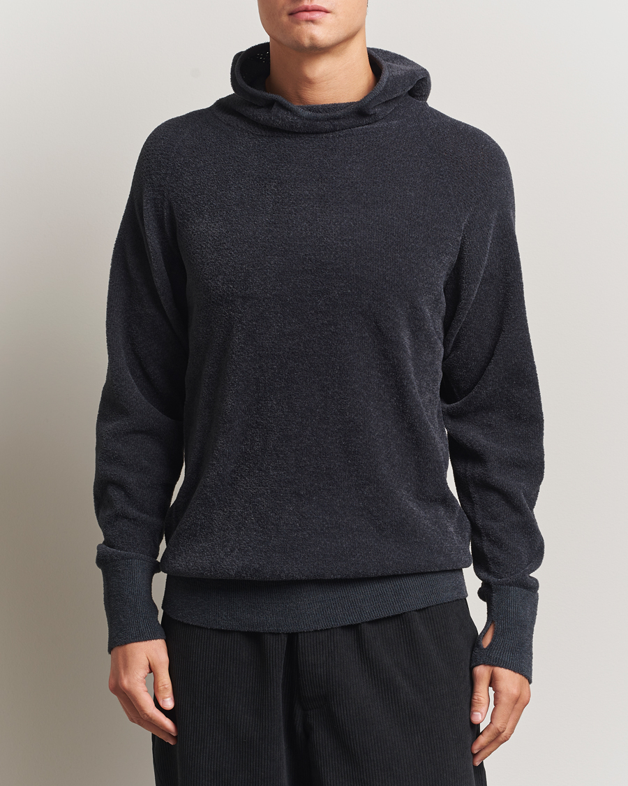 Goldwin Mesh Pile Hoodie Wolf Gray at CareOfCarl.com